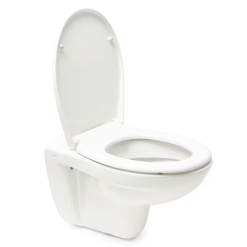 Białe miska WC wisząca vitra Normus z deską soft Close i funkcją QuickRelease