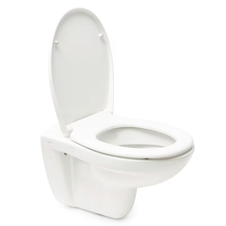 Białe miska WC wisząca vitra Normus z deską soft Close i funkcją QuickRelease