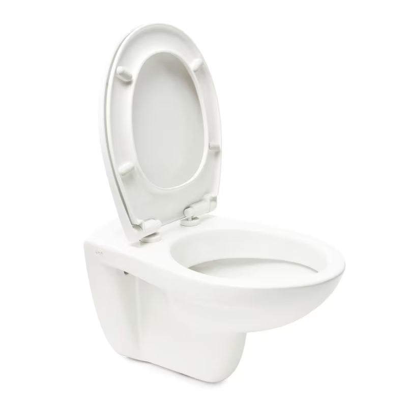 Białe miska WC wisząca vitra Normus z deską soft Close i funkcją QuickRelease