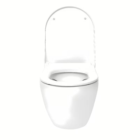 Vitra S60 miska WC wisząca w kolorze białym bez układu spłukującego z deską soft Close i z ukrytym mocowaniem.