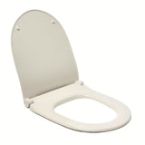 Matowa DESKA sedesowa Vitra Sento soft Close w kolorze taupe z metalowymi zawiasami