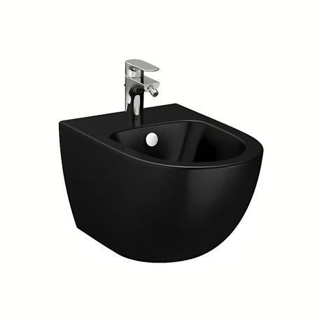 Wiszący bidet vitra Sento w kolorze czarnym z ukrytym mocowaniem