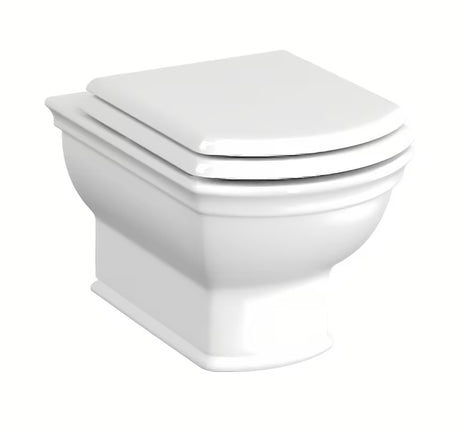 Miska WC Wisząca vitra Valarte w kolorze białym z technologią Rim-ex bez układu spłukującego i ukrytym mocowaniem.